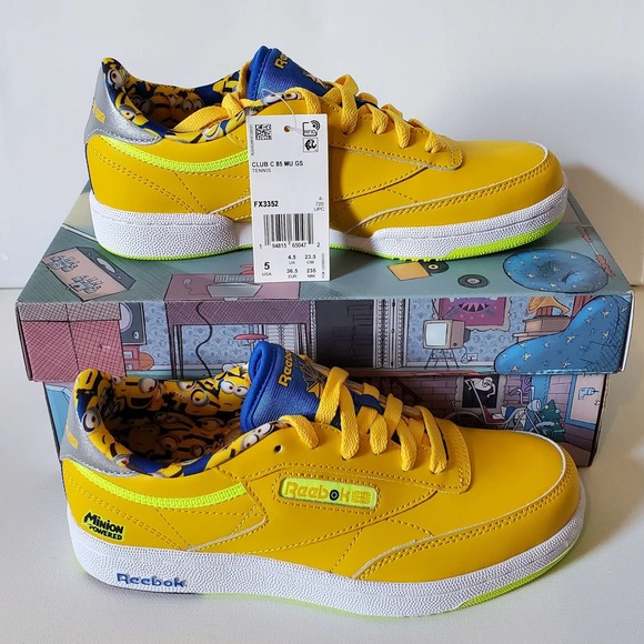 Reebok Illuminations Minion's X Club C 'Minions' - US Size 5 - Picture 3 of 6